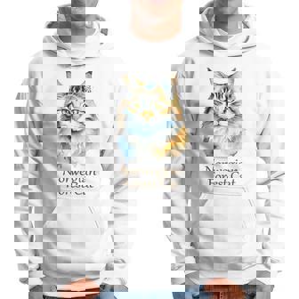 ノルウェージャンフォレストキャット 水彩画ポートレート2 パーカー - Kawaiitshirt