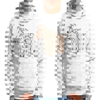 ハニワの馬 埴輪【ゆるフレンズ】歴史土器 シンプル かわいい イラスト 長袖tシャツ パーカー - Kawaiitshirt