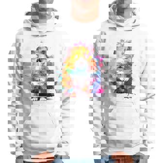 ハムスター 動物 カラフル モチーフ 抽象 アート 絵画 ハムスター パーカー - Kawaiitshirt