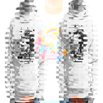 ハリネズミ アート 幾何学 動物 抽象 グラフィック ハリネズミ パーカー - Kawaiitshirt