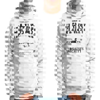 ハーバード マサチューセッツ Ma ビンテージ アスレチック ブラックスポーツデザイン パーカー - Kawaiitshirt