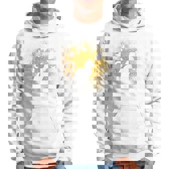 バックプリントの猫のシルエット パーカー - Kawaiitshirt