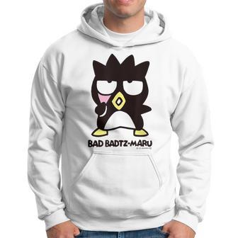 バッドばつ丸 あっかんべー ダークカラー パーカー - Kawaiitshirt