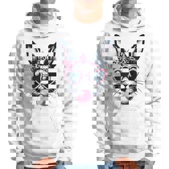 バニーフェイス サングラス付き イースターデー 男の子 男性 子供 パーカー - Kawaiitshirt