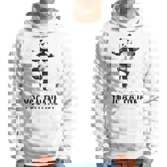 パンダ ヨガポーズ 水墨画 おもしろ 運動 和風 動物 パーカー - Kawaiitshirt