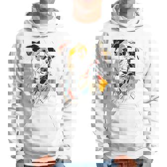 ピットブル 抽象 ペット お絵かき イラスト 動物 ピットブル パーカー - Kawaiitshirt