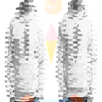 ピンク ソフトサーブ ストロベリー アイスクリーム コーン パーカー - Kawaiitshirt