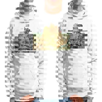 ピーテル・ブリューゲルによるバベルの塔 1563 長袖tシャツ パーカー - Kawaiitshirt