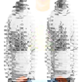 ファンタジーゴシックヴィクトリア朝の城 長袖tシャツ パーカー - Kawaiitshirt