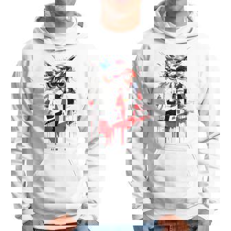 フクロウ アート 絵画 抽象 動物 描画 グラフィック フクロウ パーカー - Kawaiitshirt