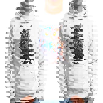 フクロウ アートワーク 動物 フクロウ パーカー - Kawaiitshirt