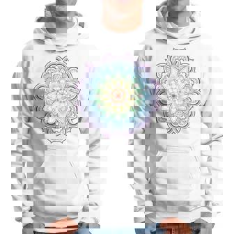 フラワー オブ ライフ フラワー ライト ワーカー スピリチュアル パーカー - Kawaiitshirt