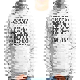 フランキー・セイ・リラックス、やらないで パーカー - Kawaiitshirt