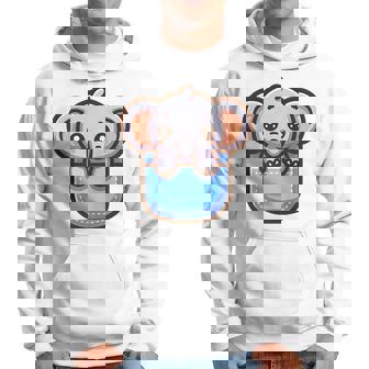 ポケットに入ったかわいい象 パーカー - Kawaiitshirt