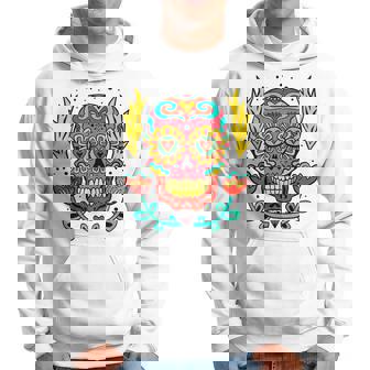 メキシカンホリデー カーニバル マスク カラフル スカル パーカー - Kawaiitshirt