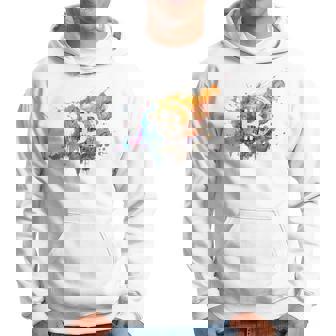 モダンビットコインアート Hodl Btc Btcアート カラフルなビットコイン パーカー - Kawaiitshirt