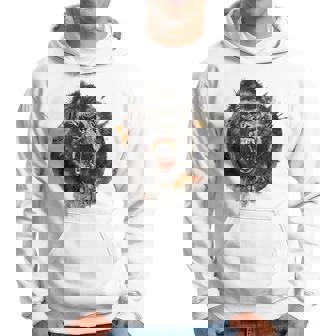 モンキー ゴリラ シルバーバック アニマル スプラッシュ グラフィティ アート パーカー - Kawaiitshirt