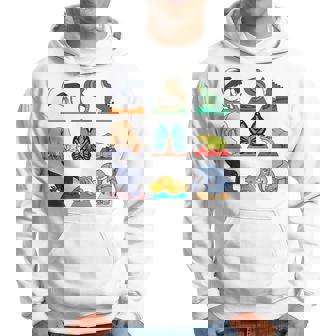 ヨガ動物のポジション 長袖tシャツ パーカー - Kawaiitshirt