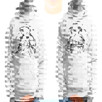 ラインアートダッドママラビット-ホーランドロップ パーカー - Kawaiitshirt