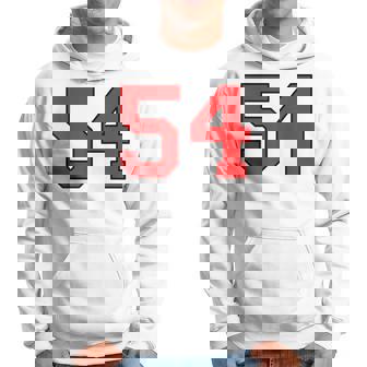 ラッキーナンバー54 クラシックカレッジアメリカン代表チームのファンプレイヤー パーカー - Kawaiitshirt