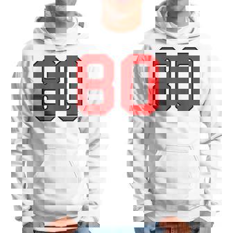 ラッキーナンバー80 クラシックカレッジアメリカン代表チームのファンプレイヤー パーカー - Kawaiitshirt