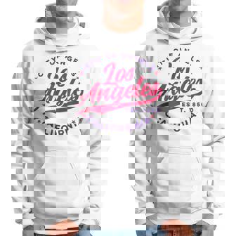 ヴィンテージ ロサンゼルス エンゼルス カリフォルニア レッドテキスト パーカー - Kawaiitshirt