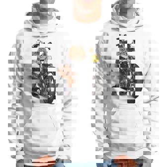 三毛猫 オレンジ猫 ねこ バイク バイカー パーカー - Kawaiitshirt