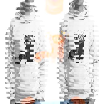 五十歩ひゃっほう レッサーパンダ ネタ ことわざ ことわざのもじり ジョーク ギャグ ダジャレ ツッコミ おもしろ 長袖tシャツ パーカー - Kawaiitshirt