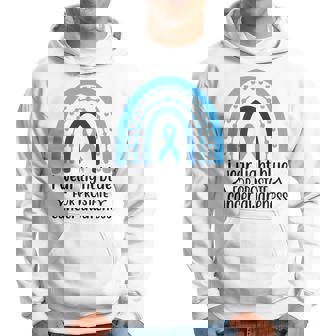 前立腺がん啓発 ライトブルー アーチ パーカー - Kawaiitshirt