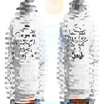 動物かわいいシンプルなサングラスをかけた小さな象の赤ちゃん パーカー - Kawaiitshirt