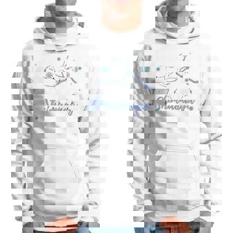 北海道 冬の風景 シマエナガのイラスト 雪の結晶 可愛い小鳥 長袖tシャツ パーカー - Kawaiitshirt