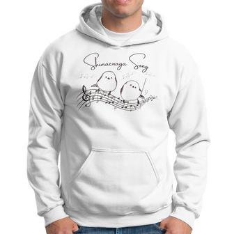 北海道の歌う小鳥 シマエナガ 音符 音楽好き 指揮者 可愛い パーカー - Kawaiitshirt