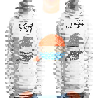 原作【こぼれいくら丼】イクラ丼 ご飯 お米 寿司 ごはん 可愛い おもしろ 面白い 北海道 ネタ ウケ狙い 笑える 変な パーカー - Kawaiitshirt