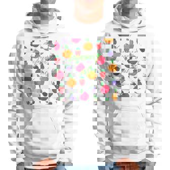 夏の雰囲気、フルーツ好き、夏のフルーツ、シトラスディライト 長袖tシャツ パーカー - Kawaiitshirt