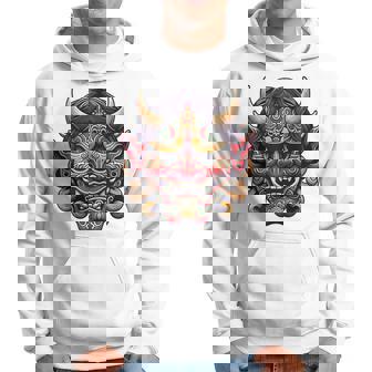 妖怪はにゃおにマスク 日本の悪魔 鬼鬼 鬼 鬼 おにマスク パーカー - Kawaiitshirt