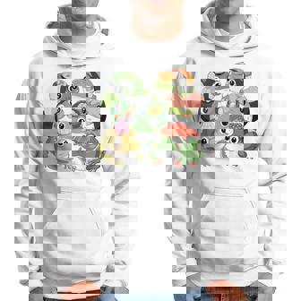 寿司 アニメ カエル 寿司好き 長袖tシャツ パーカー - Kawaiitshirt