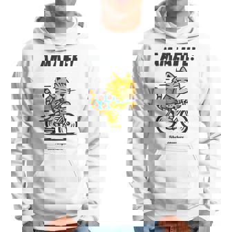 尼崎を走るチャリ猫 パーカー - Kawaiitshirt