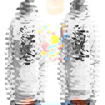 幾何学 抽象 カラフル アート グラフィック 幾何学模様 パーカー - Kawaiitshirt