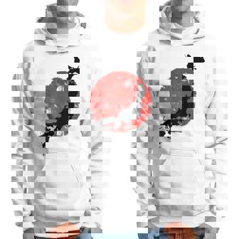 日本 赤 太陽 日本 列島 地図 かっこいい 国旗 スタイル パーカー - Kawaiitshirt