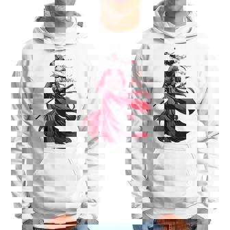 日本のサムライ フローラルウォリアーフラワー 桜 パーカー - Kawaiitshirt