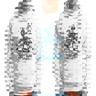 日本のタコ浮世絵 海の美 木版画 パーカー - Kawaiitshirt