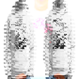 日本美術 メインクーン 猫 桜 桜 パーカー - Kawaiitshirt