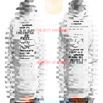 最高の雇用主をあなたの目の前で探しているデザイン パーカー - Kawaiitshirt