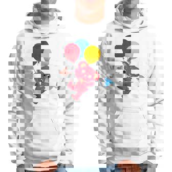 森のぬいぐるみラズ ぷかぷか風船 パーカー - Kawaiitshirt