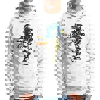 決めポーズの猫イラスト Pawの文字が光るダンス風デザイン パーカー - Kawaiitshirt