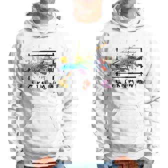 沖縄 ホエールシャークペイント スプラッター かわいい沖縄お土産 パーカー - Kawaiitshirt