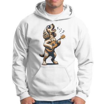 犬 演奏 ギター 歌う アメリカン コッカー スパニエル 面白い パーカー - Kawaiitshirt