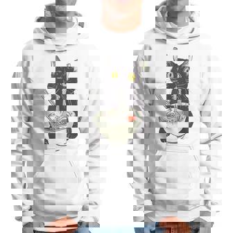 猫 ラーメン 麺 和 ラーメン かわいい 猫 パーカー - Kawaiitshirt