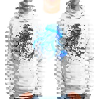 生物発光と水中世界クラゲ パーカー - Kawaiitshirt