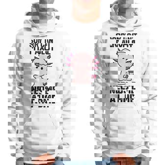 申し訳ありませんが、私のウーパールーパーは私を家に必要としています パーカー - Kawaiitshirt